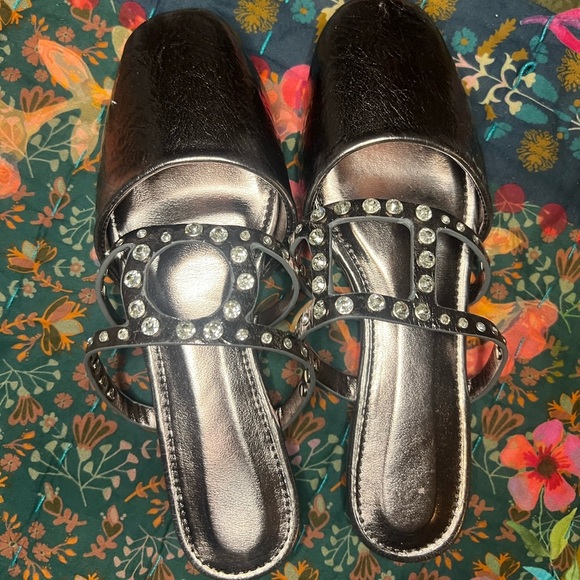 Chic silver Rhinestone Sandals - Picture 7 of 7